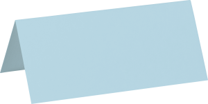 Tischkarte 10x9 hellblau