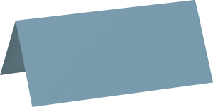 Tischkarte 10x9 mittelblau