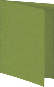 Doppelkarte A6 recycling wiesegrün