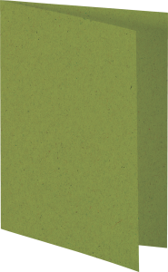 Doppelkarte B6 recycling wiesegrün