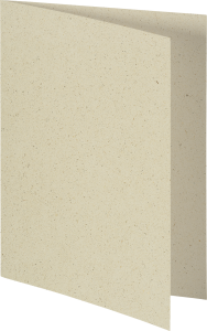 Doppelkarte A7 recycling graspapier