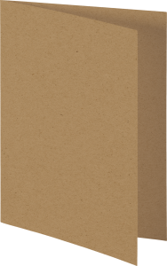 Doppelkarte A7 recycling natur
