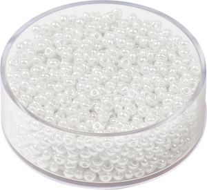 Böhm.Rocaille2,5mm17g weiß