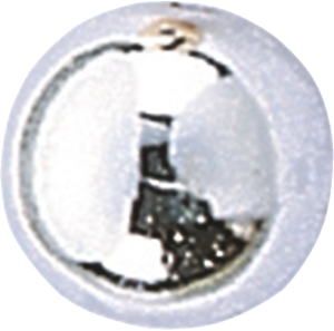 Wachsperle 8mm silber 15er