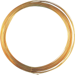 Golddraht echt vergoldet 0,8mm 6m