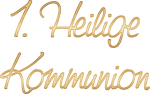 Wachsschrift 1.Heilige Kommunion go