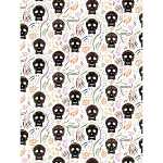 4Bl Metallic sort Skelette