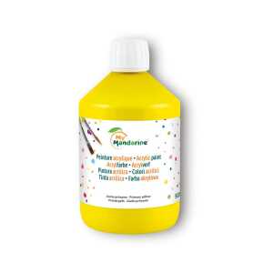 Acryl Matt 500ML Gelb Primär