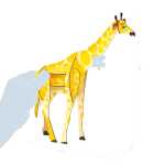 Puzzle 3D Giraffe