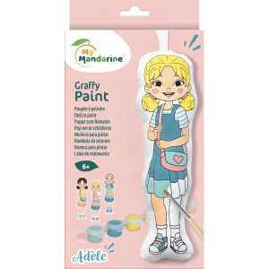 Bemalbare Puppe, Adèle 22 cm