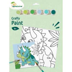 Graffy Paint Dino 20 x 20 cm
