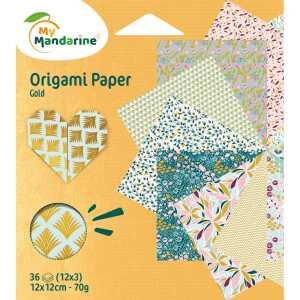 Origamipapier Gold