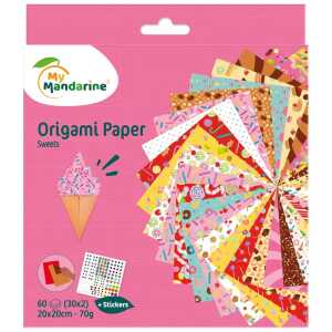Origami Paper Sweets 60Bl 20x20cm