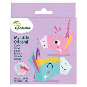 Origami 12x12cm 70g Einhorn