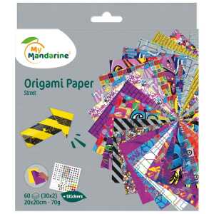 OrigamiPaper Street Art 60Bl 20x20