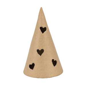 Weihnachtsbaum Kegel mHerz 6x6x10,5