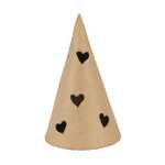 Weihnachtsbaum Kegel mHerz 6x6x10,5