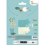 Stickset Broschen Blumen