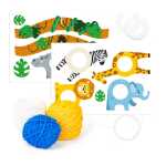 Kreativbox Pompons, Wüstentiere