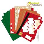 Kreativset 3D-Weihnachtsdekoratione