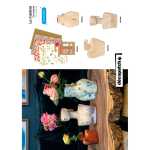 Vase Büste 18x11,5x29cm