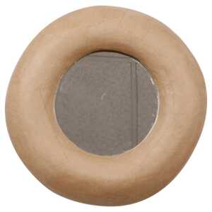 Pappmache runder Spiegel zAufhängen