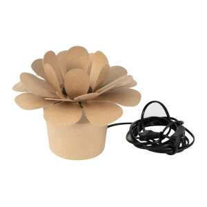 Pappmache Lampe Lotus 26cm
