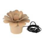 Pappmache Lampe Lotus 26cm