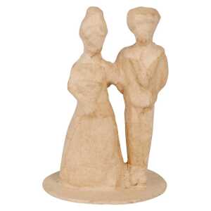 Pappmache Ehepaar Mann+Frau 8,5