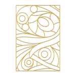 Set aus 5 Bilderrahmen Geometrisch