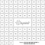 Farbtafel für HD classique 90x90cm