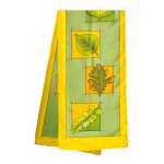 100% Seidenschal 180x43cm Herbst