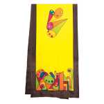 100% Seidenschal 180x43cm Geometrie