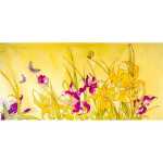 100% Seidenschal 145x43cm Ländlich