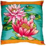 Kissenbezug 100% Seide 40x40 Flora