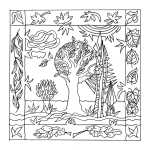 Kissenbezug 100% Seide 40x40 Bäume