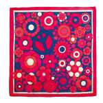 Seidentuch 100% 90x90cm Peace