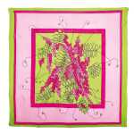 Seidentuch 100% 90x90cm Glyzinie