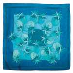 Seidentuch 100% 90x90cm Ananas