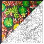 Quadrat 100% Seide 90x90 Jap Becken