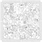 Seidentuch 100% 90x90cm Make-up