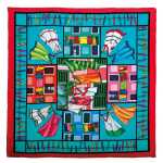 Seidentuch 100% 90x90cm Südfenster