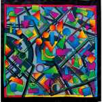 Seidentuch 100% 90x90cm Absquare