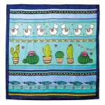 Seidentuch 100% 90x90cm Lama