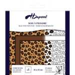 CARRÉ 100 % Seide 45x45cm Leopard