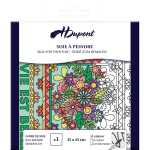 CARRÉ 100 %Seide 45x45 en fleurs