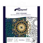 CARRÉ 100 % Seide  90x90cm Sterne