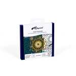 CARRÉ 100 % Seide  90x90cm Sterne