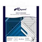 CARRÉ 100 % Seide 90x90cm Dreiecke