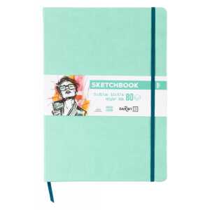 DFY Skizzenb A4 80Bl 140 g Wassergn